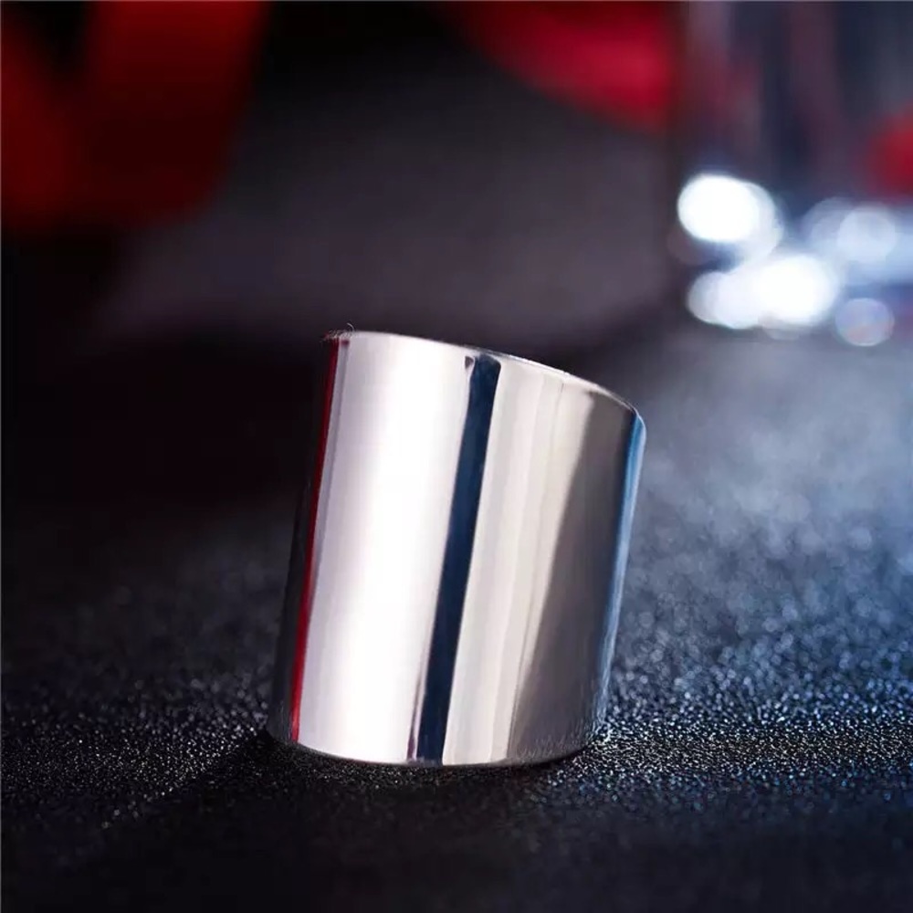 Boho Sleek Silver Ring